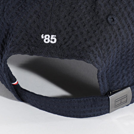 Tommy Hilfiger - Casquette Flag Seersucker 6 Panel 3427 Bleu Marine