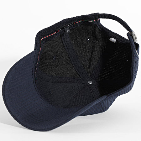 Tommy Hilfiger - Casquette Flag Seersucker 6 Panel 3427 Bleu Marine