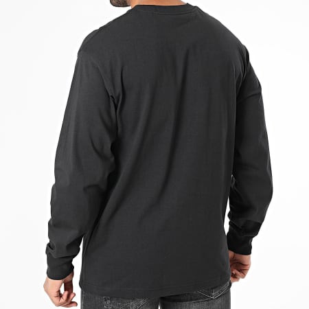 Vans - Tee Shirt Manches Longues Oversize Large Left Chest II 00P1S Noir