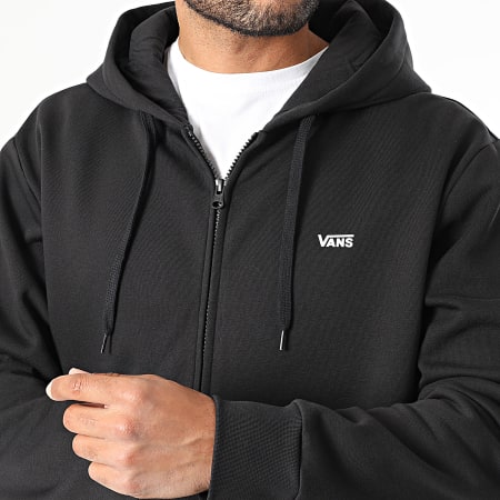 Vans - Left Chest Zip Hoodie 00R9Z Black - Ryses