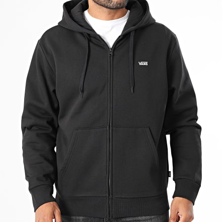 Vans - Sweat Capuche Zippé Left Chest 00R9Z Noir