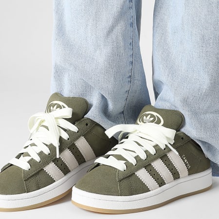 Adidas Originals - Baskets Femme Campus 00s J JR6172 Medr Khaki Off White Footwear White