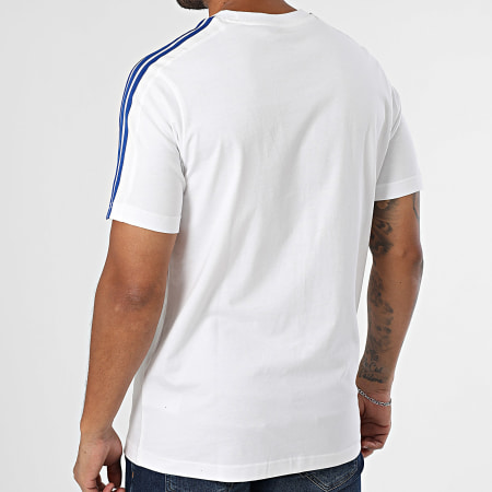 Adidas Sportswear - Tee Shirt A Bandes Real Madrid DNA IT3814 Blanc