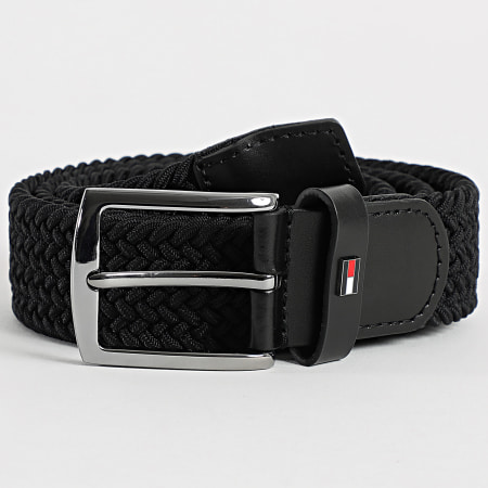 Tommy Hilfiger - Ceinture Tressée Denton Elastic 3439 Noir