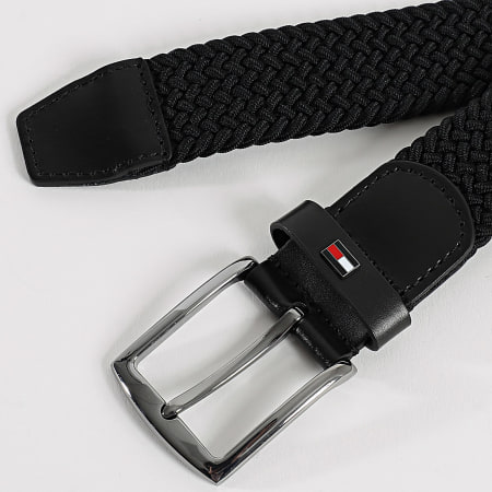 Tommy Hilfiger - Ceinture Tressée Denton Elastic 3439 Noir