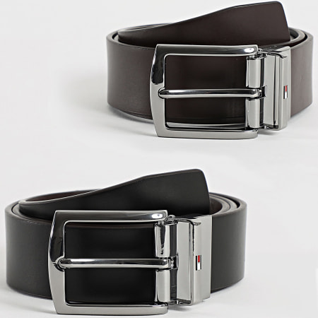 Tommy Hilfiger - Ceinture Réversible Denton 3.5 3012 Noir Marron