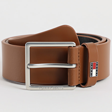 Tommy Jeans - Flag Leather 4.0 3416 Cinturón camel