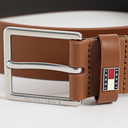 Tommy Jeans - Flag Leather 4.0 3416 Cinturón camel