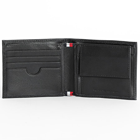 Tommy Hilfiger - Portefeuille Flag CC And Coin 3519 Noir