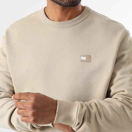 Tommy Jeans - Sweat Crewneck Badge 0660 Beige