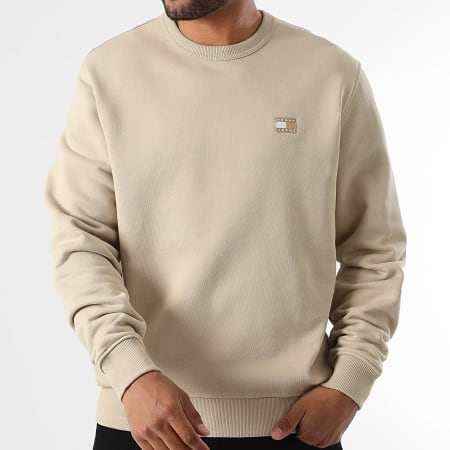 Tommy Jeans - Sweat Crewneck Badge 0660 Beige