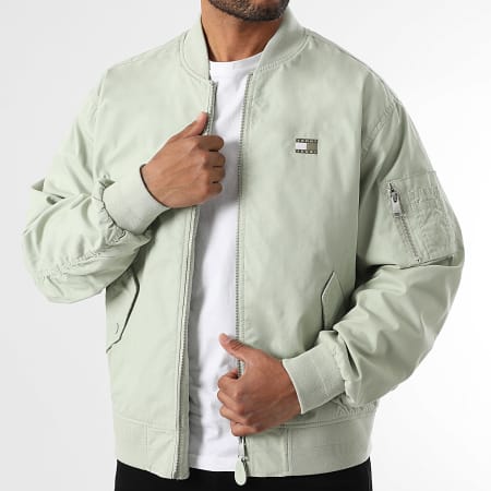 Tommy Jeans - Veste Bomber 1674 Vert Clair