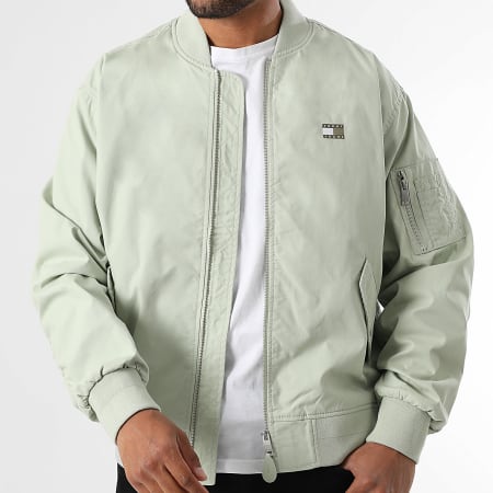 Tommy Jeans - Veste Bomber 1674 Vert Clair