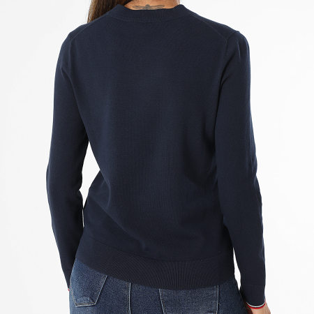 Tommy Hilfiger - Pull Femme Jersey Stitch 4984 Bleu Marine
