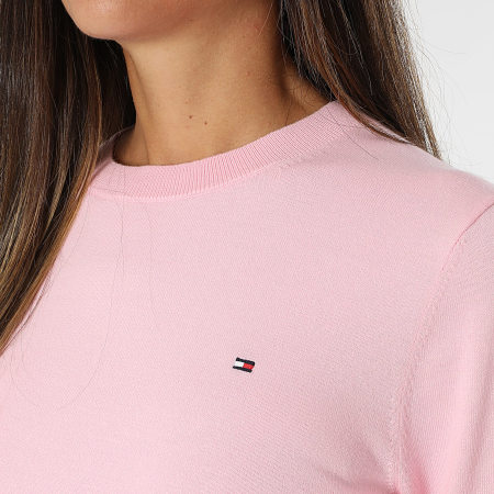 Tommy Hilfiger - Pull Femme Jersey Stitch 4984 Rose
