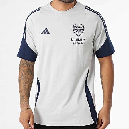 Adidas Sportswear - Tee Shirt A Bandes Arsenal FC JJ1780 Gris