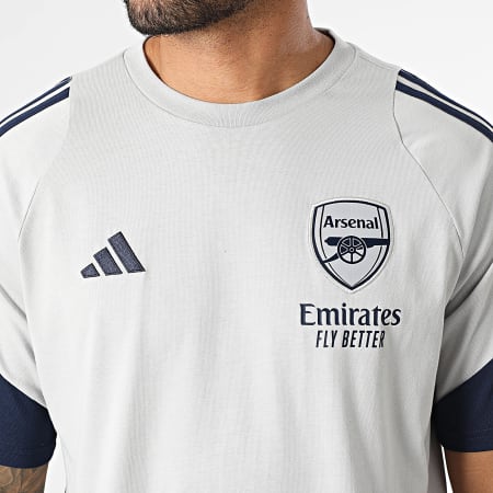 Adidas Sportswear - Tee Shirt A Bandes Arsenal FC JJ1780 Gris