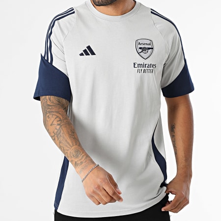 Adidas Sportswear - Tee Shirt A Bandes Arsenal FC JJ1780 Gris