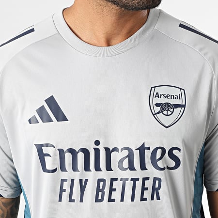 Adidas Sportswear - Maillot De Foot A Bandes Arsenal FC JJ1789 Gris