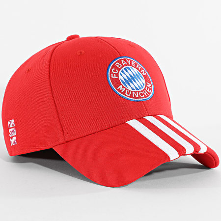 Adidas Sportswear - Casquette A Bandes FC Bayern Munich JX0497 Rouge