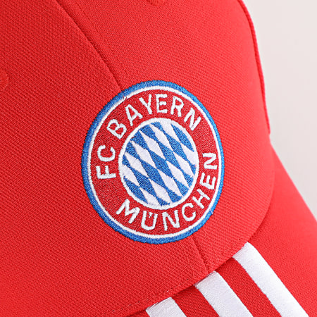 Adidas Sportswear - Casquette A Bandes FC Bayern Munich JX0497 Rouge