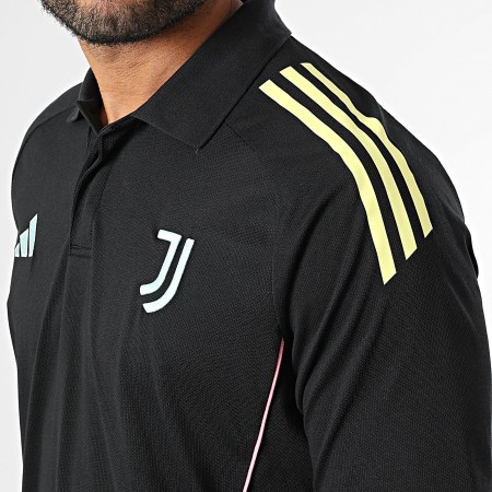 Adidas Sportswear - Polo Manches Courtes A Bandes Juventus JP1637 Noir
