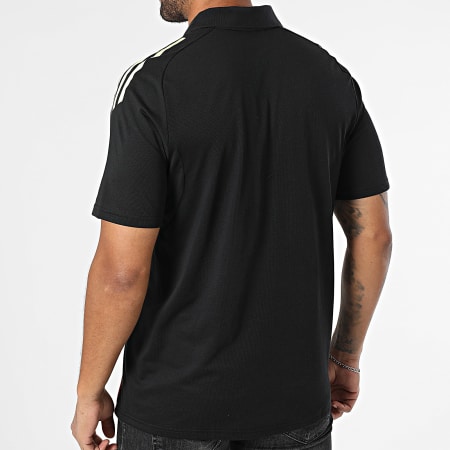 Adidas Sportswear - Polo Manches Courtes A Bandes Juventus JP1637 Noir