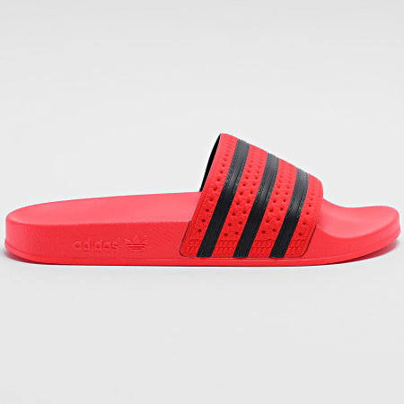 Adidas Originals Claquettes Adilette JR3619 Rouge Noir