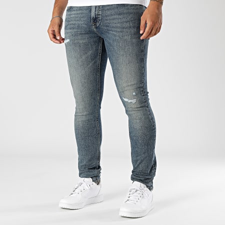 Jack And Jones Liam Original Blue Denim Skinny Jeans Ryses