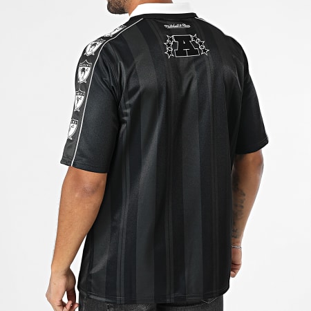 Mitchell and Ness - Maglietta a righe NFL Striker Las Vegas Raiders TP10122 Nero Marrone