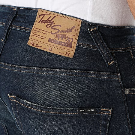 Teddy Smith - Regular Fit Jeans 10117266DL32 Raw Blue