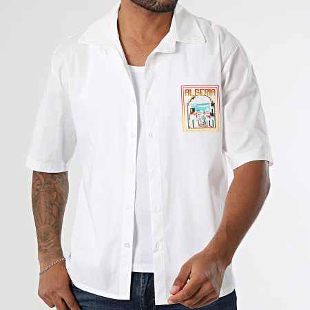 Uniplay - Chemise Manches Courtes Algeria 892 Blanc
