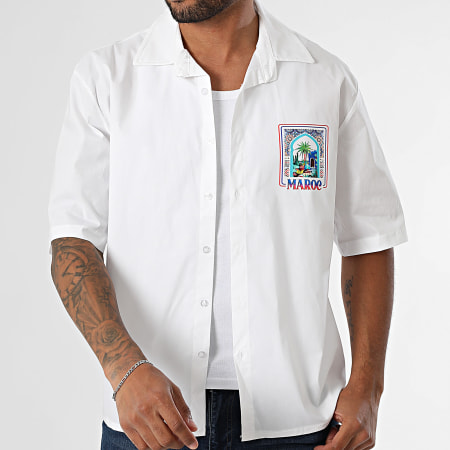 Uniplay - Chemise Manches Courtes Maroc 893 Blanc