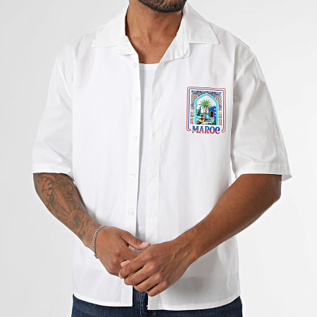 Uniplay - Chemise Manches Courtes Maroc 893 Blanc