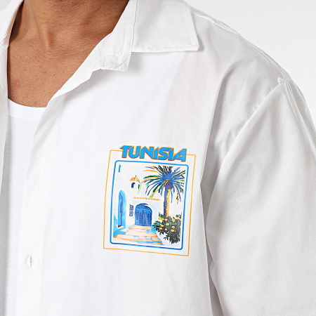 Uniplay - Chemise Manches Courtes Tunisia 894 Blanc
