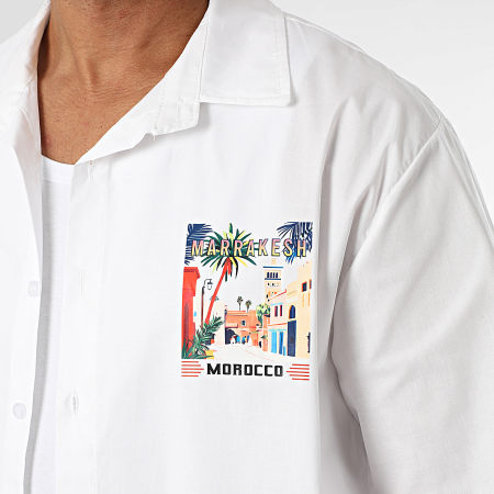 Uniplay - Chemise Manches Courtes Marrakesh 896 Blanc