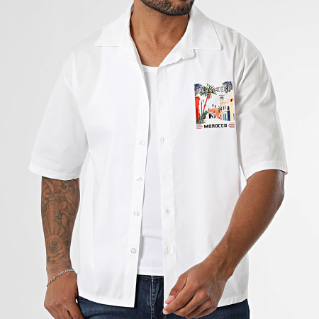 Uniplay - Chemise Manches Courtes Marrakesh 896 Blanc