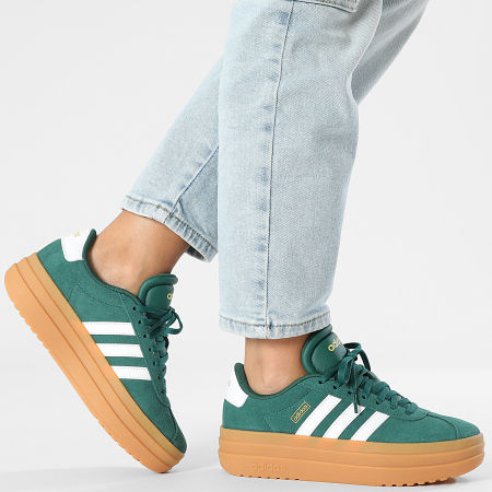 Adidas Sportswear - Baskets Femme VL Court Bold JP6917 Core Green Footwear White Gold Metallic