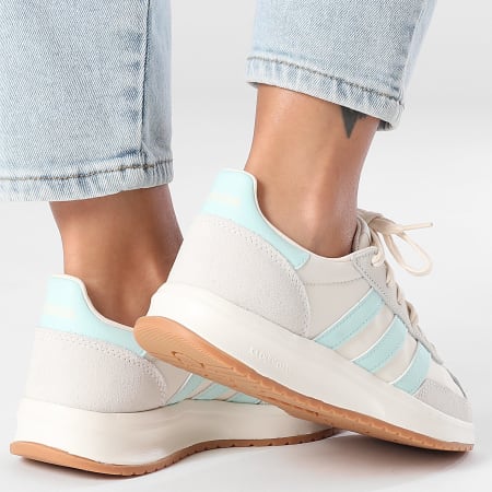 Adidas Sportswear - Baskets Femme Run 70s 2.0 JR8587 Wonder White Semi Flash Aqua Off White