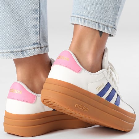 Adidas Performance - Zapatillas Mujer VL Court Bold JQ5643 Core White Semi Lucid Blue Bliss Pink