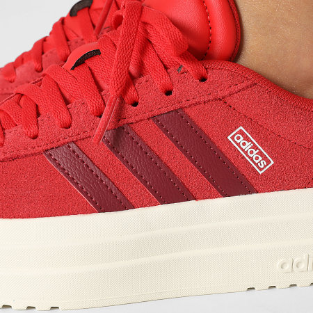 Adidas Sportswear - Baskets Femme VL Court Bold JS3480 Collegiate Red Off White Classic Burgundy