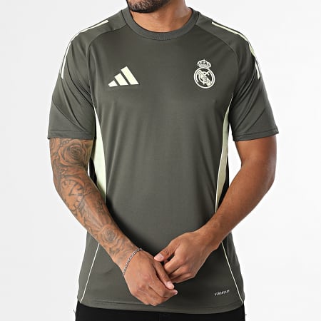 Adidas Sportswear - Maillot Real Jersey JP4049 Vert Kaki Foncé