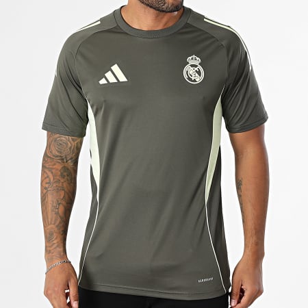 Adidas Sportswear - Maillot Real Jersey JP4049 Vert Kaki Foncé