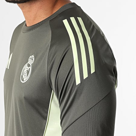 Adidas Sportswear - Maillot Real Jersey JP4049 Vert Kaki Foncé