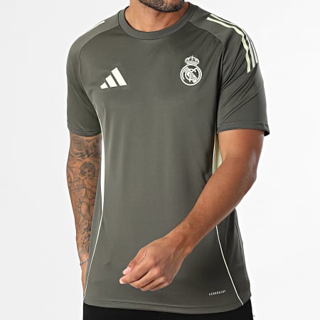 Adidas Sportswear - Maillot Real Jersey JP4049 Vert Kaki Foncé