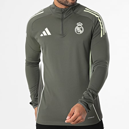 Adidas Sportswear - Tee Shirt Manches Longues Real JP4051 Vert Kaki