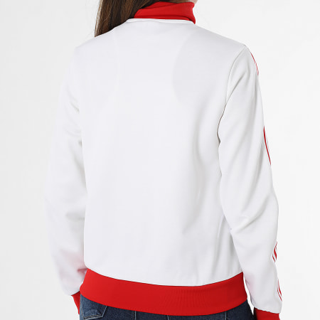 adidas スタジャン adiJack 白/赤 Adidas Originals - Women's Classic Zip Jacket JX7849 White