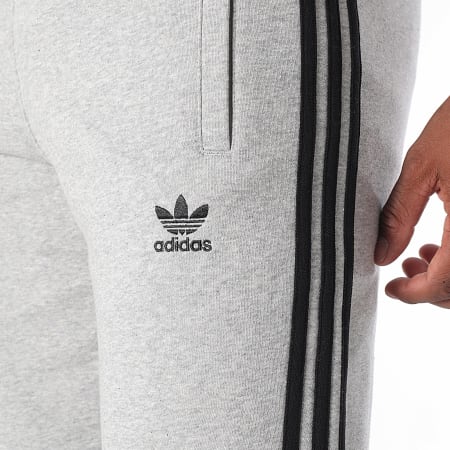 Adidas Originals - Pantalon Jogging 3 Stripes JY1387 Gris Chiné Noir
