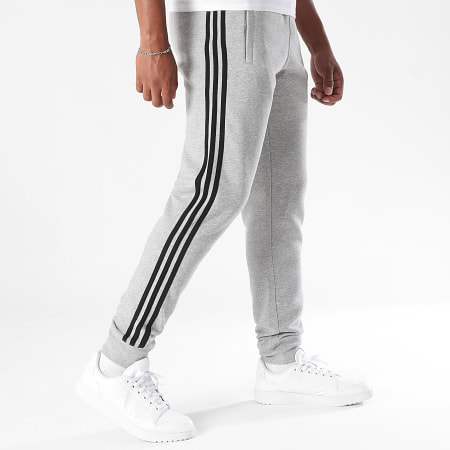 Adidas Originals - Pantalon Jogging 3 Stripes JY1387 Gris Chiné Noir
