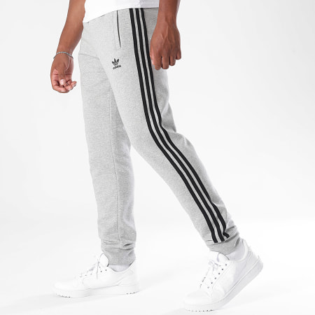 Adidas Originals - Pantalon Jogging 3 Stripes JY1387 Gris Chiné Noir